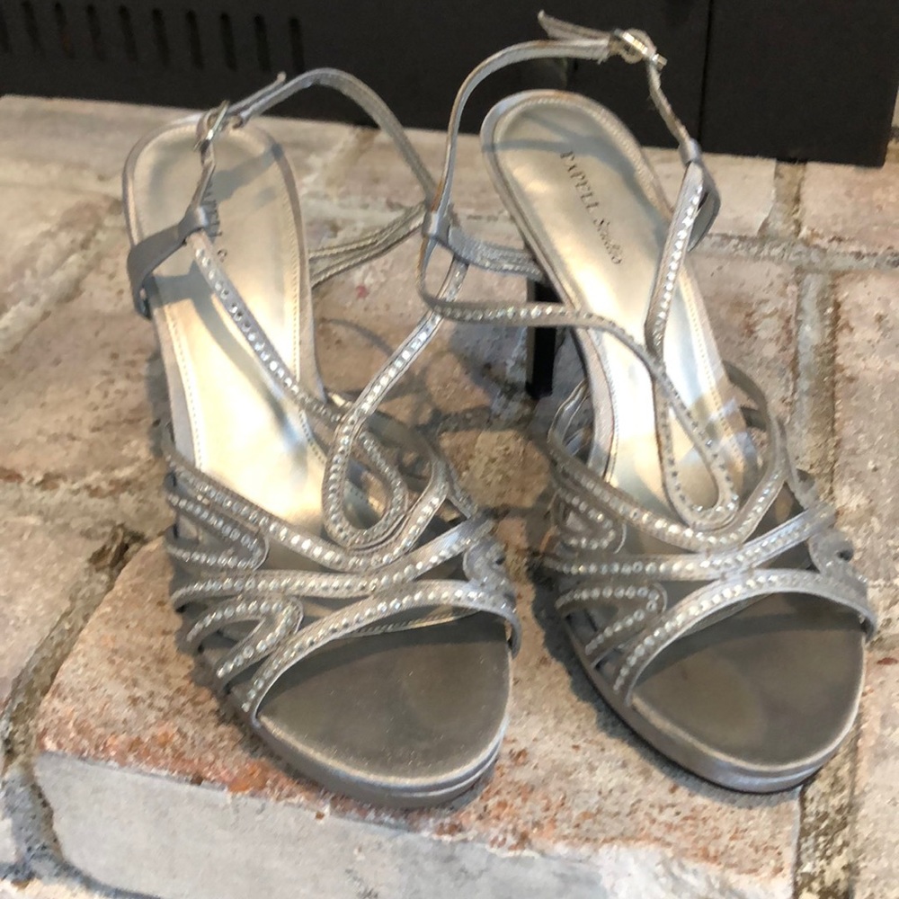 Silver dress shoes size 7.5